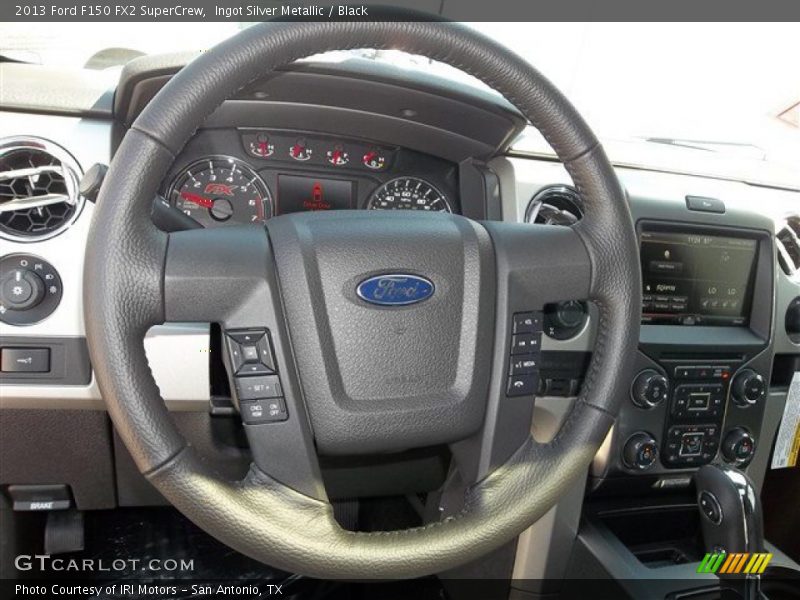 Ingot Silver Metallic / Black 2013 Ford F150 FX2 SuperCrew
