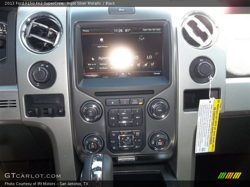 Ingot Silver Metallic / Black 2013 Ford F150 FX2 SuperCrew