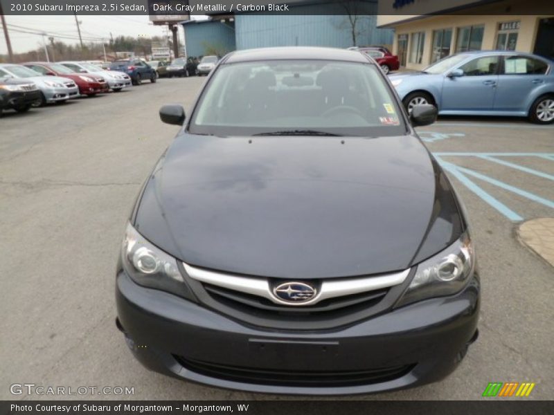 Dark Gray Metallic / Carbon Black 2010 Subaru Impreza 2.5i Sedan
