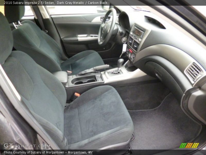 Dark Gray Metallic / Carbon Black 2010 Subaru Impreza 2.5i Sedan