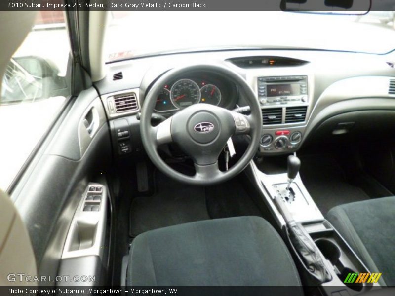 Dark Gray Metallic / Carbon Black 2010 Subaru Impreza 2.5i Sedan