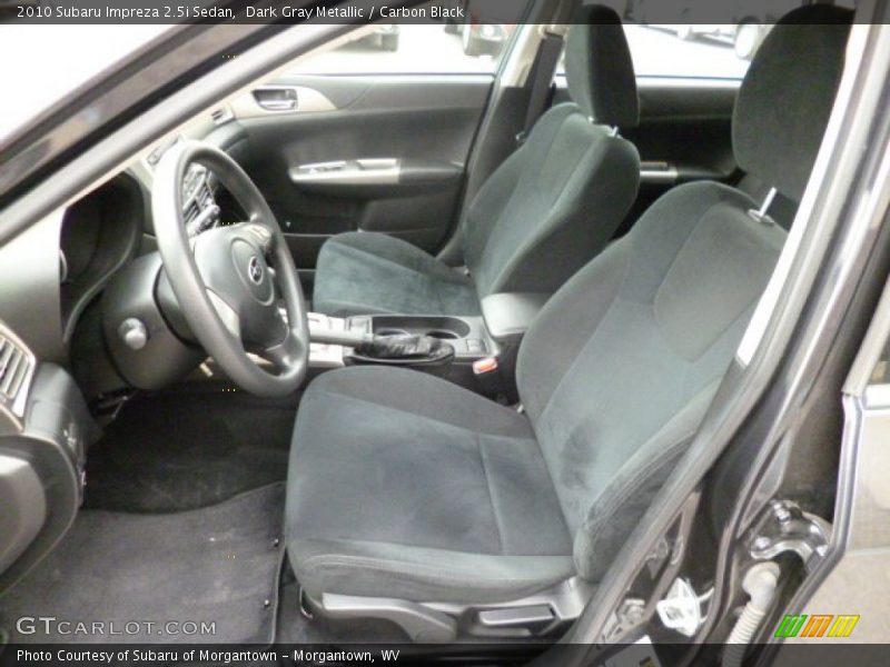 Dark Gray Metallic / Carbon Black 2010 Subaru Impreza 2.5i Sedan