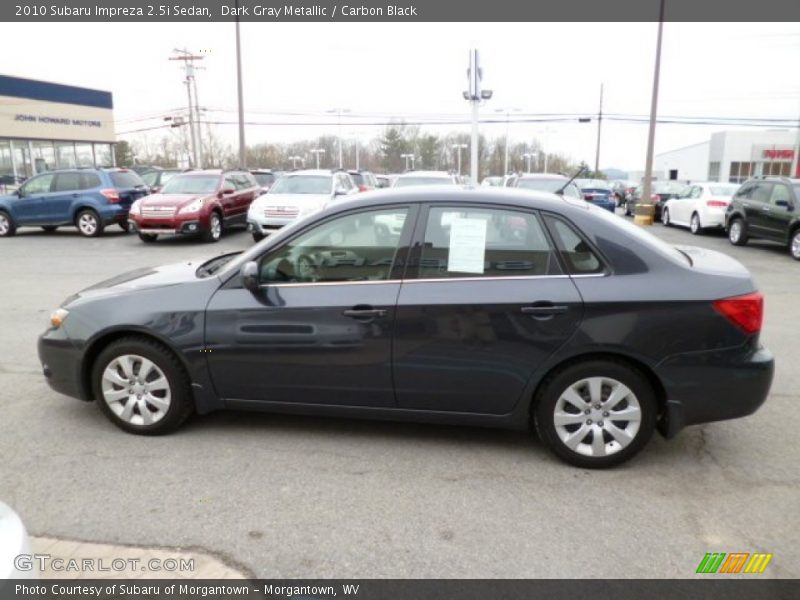 Dark Gray Metallic / Carbon Black 2010 Subaru Impreza 2.5i Sedan