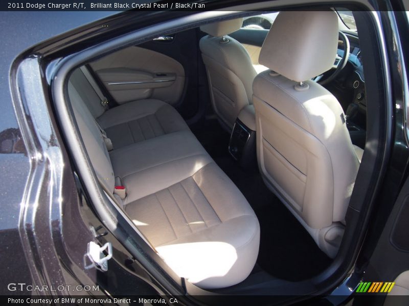 Brilliant Black Crystal Pearl / Black/Tan 2011 Dodge Charger R/T