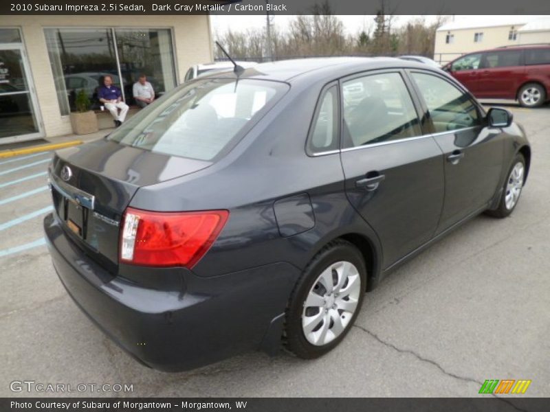 Dark Gray Metallic / Carbon Black 2010 Subaru Impreza 2.5i Sedan