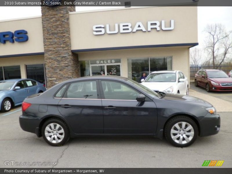 Dark Gray Metallic / Carbon Black 2010 Subaru Impreza 2.5i Sedan
