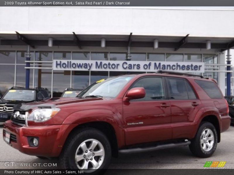 Salsa Red Pearl / Dark Charcoal 2009 Toyota 4Runner Sport Edition 4x4