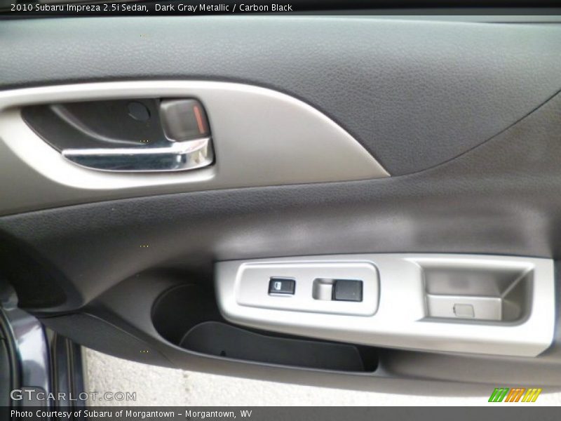 Dark Gray Metallic / Carbon Black 2010 Subaru Impreza 2.5i Sedan