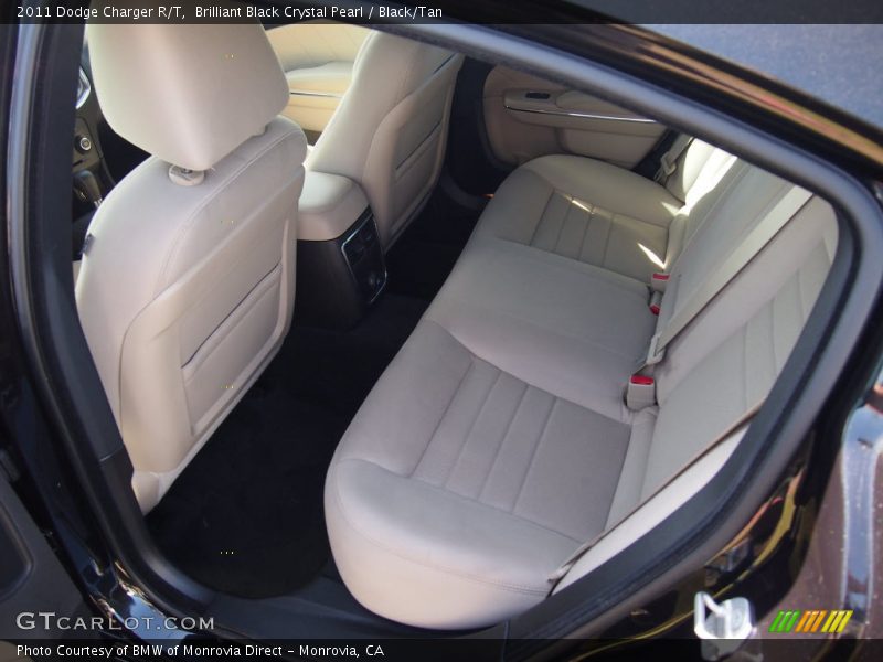 Brilliant Black Crystal Pearl / Black/Tan 2011 Dodge Charger R/T