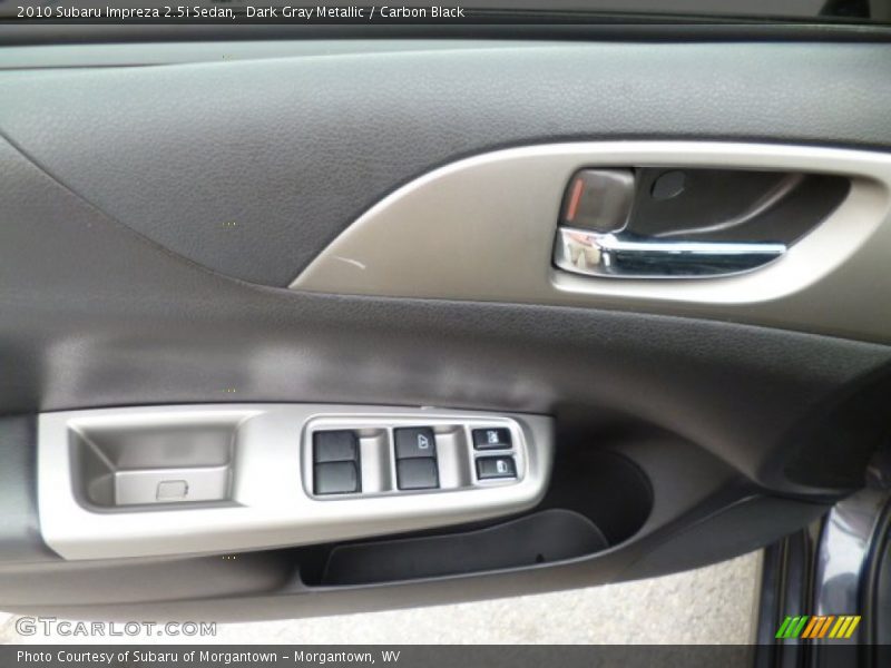 Dark Gray Metallic / Carbon Black 2010 Subaru Impreza 2.5i Sedan