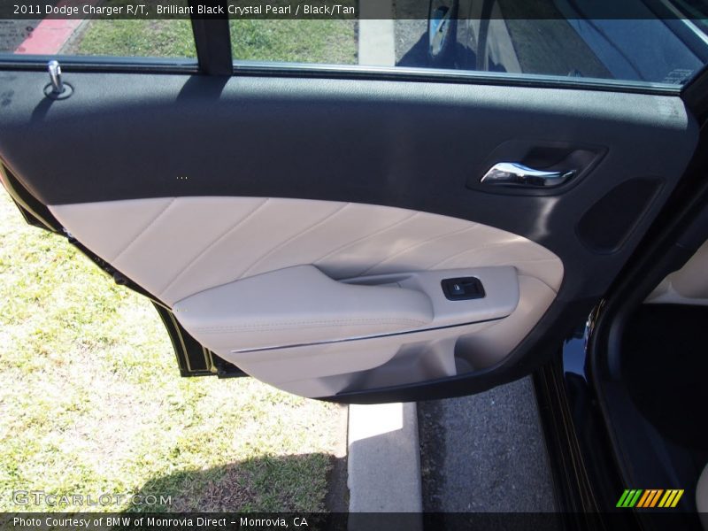 Brilliant Black Crystal Pearl / Black/Tan 2011 Dodge Charger R/T