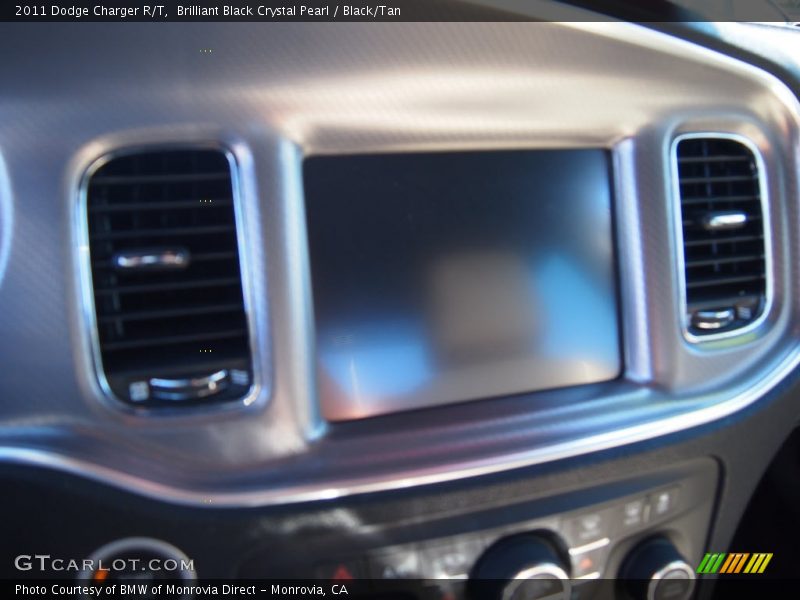 Brilliant Black Crystal Pearl / Black/Tan 2011 Dodge Charger R/T