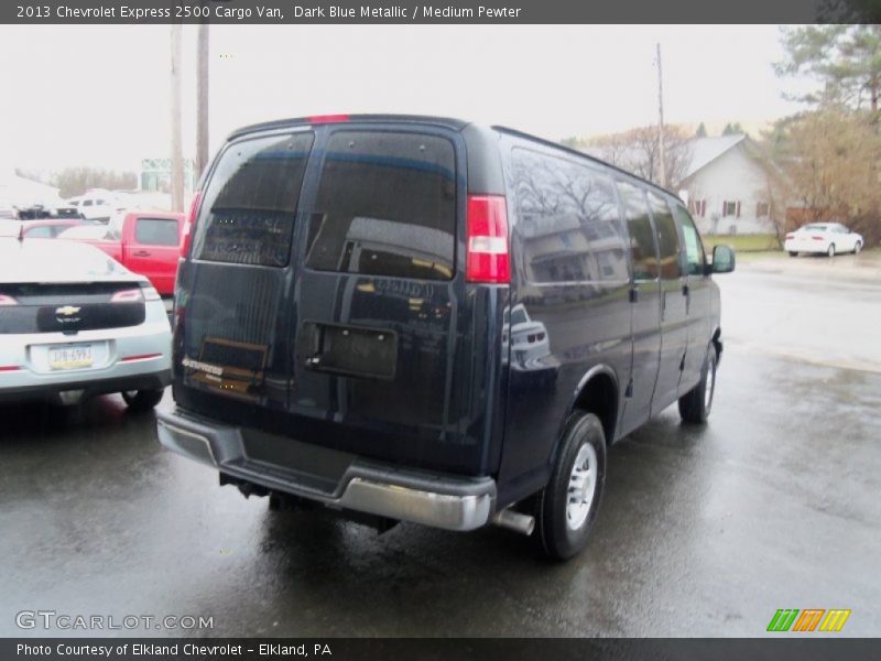 Dark Blue Metallic / Medium Pewter 2013 Chevrolet Express 2500 Cargo Van