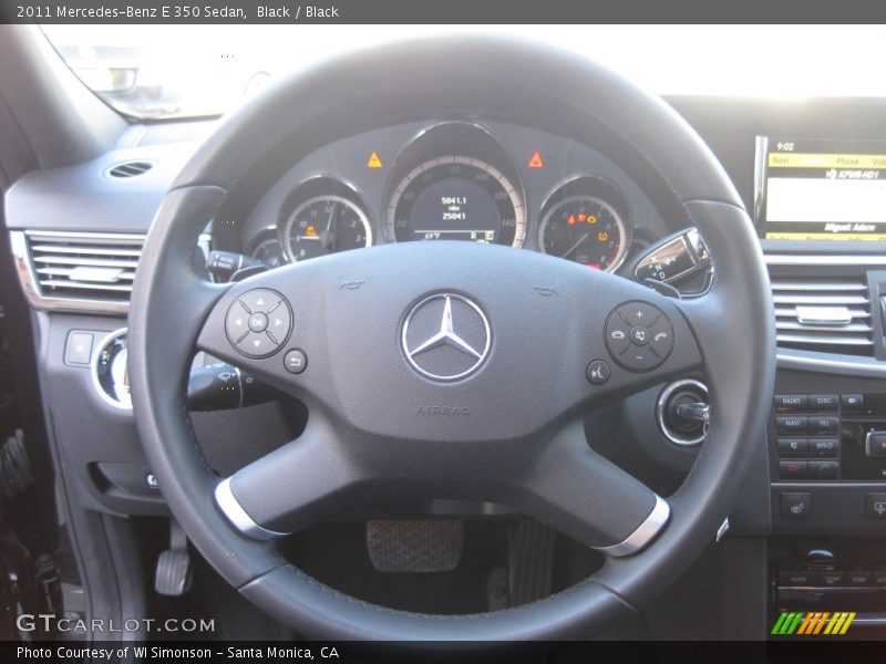 Black / Black 2011 Mercedes-Benz E 350 Sedan