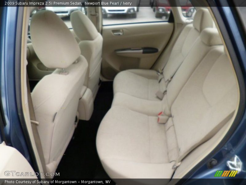 Newport Blue Pearl / Ivory 2009 Subaru Impreza 2.5i Premium Sedan