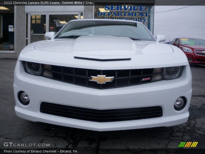 Summit White / Gray 2013 Chevrolet Camaro SS/RS Coupe