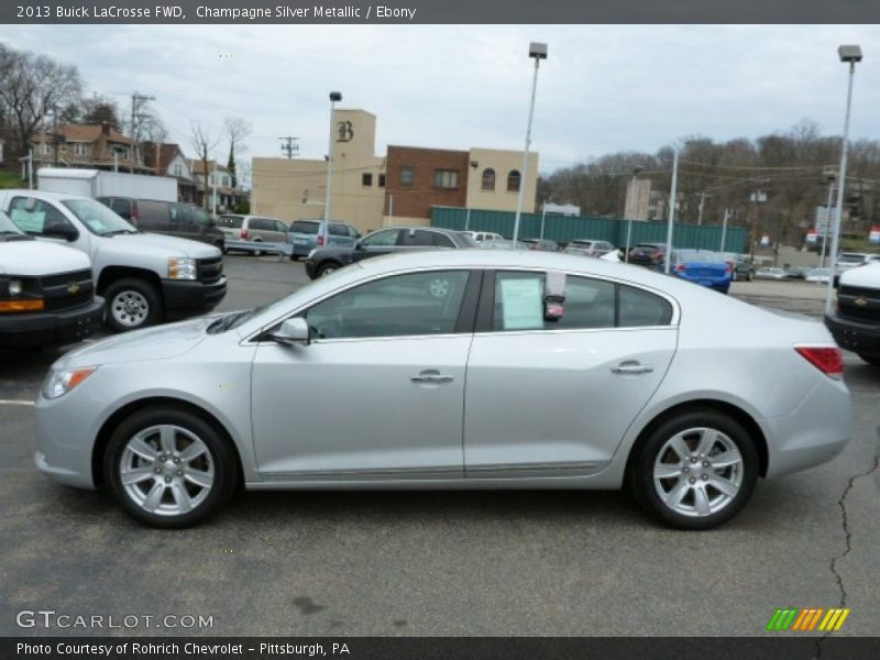 Champagne Silver Metallic / Ebony 2013 Buick LaCrosse FWD