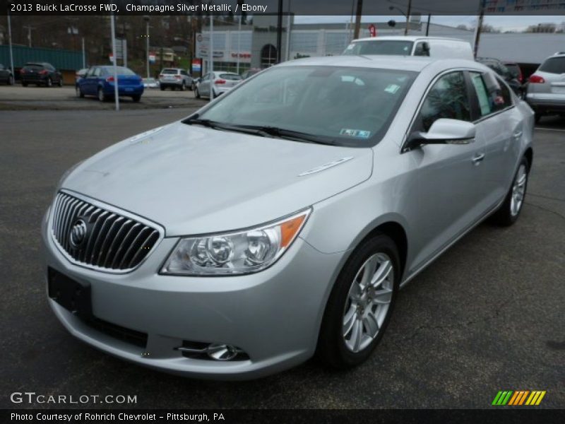 Champagne Silver Metallic / Ebony 2013 Buick LaCrosse FWD