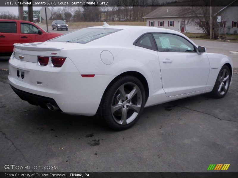 Summit White / Gray 2013 Chevrolet Camaro SS/RS Coupe