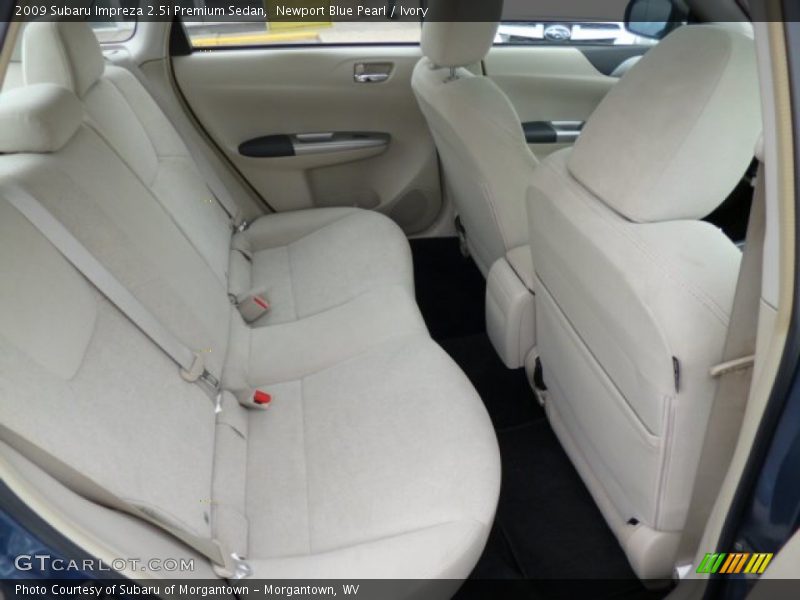 Newport Blue Pearl / Ivory 2009 Subaru Impreza 2.5i Premium Sedan