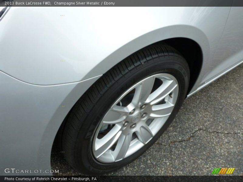 Champagne Silver Metallic / Ebony 2013 Buick LaCrosse FWD