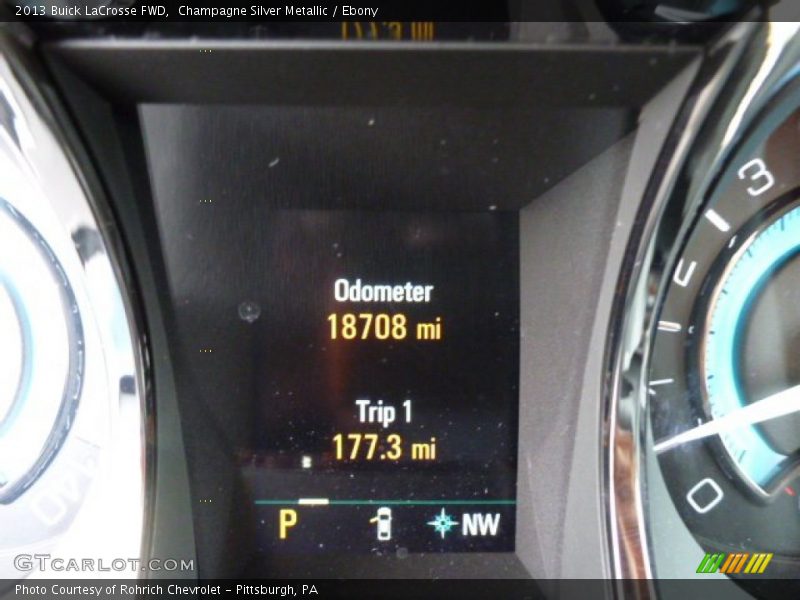 Champagne Silver Metallic / Ebony 2013 Buick LaCrosse FWD