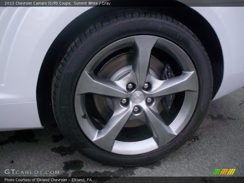Summit White / Gray 2013 Chevrolet Camaro SS/RS Coupe