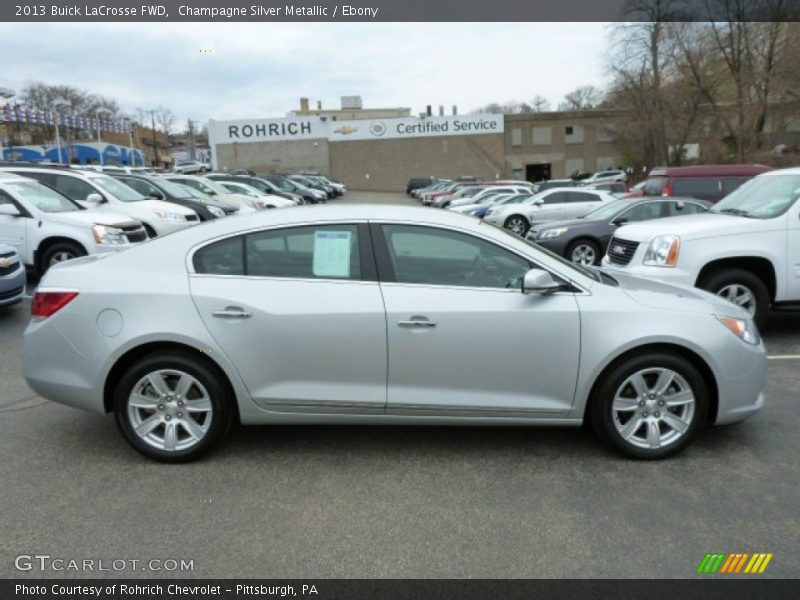 Champagne Silver Metallic / Ebony 2013 Buick LaCrosse FWD