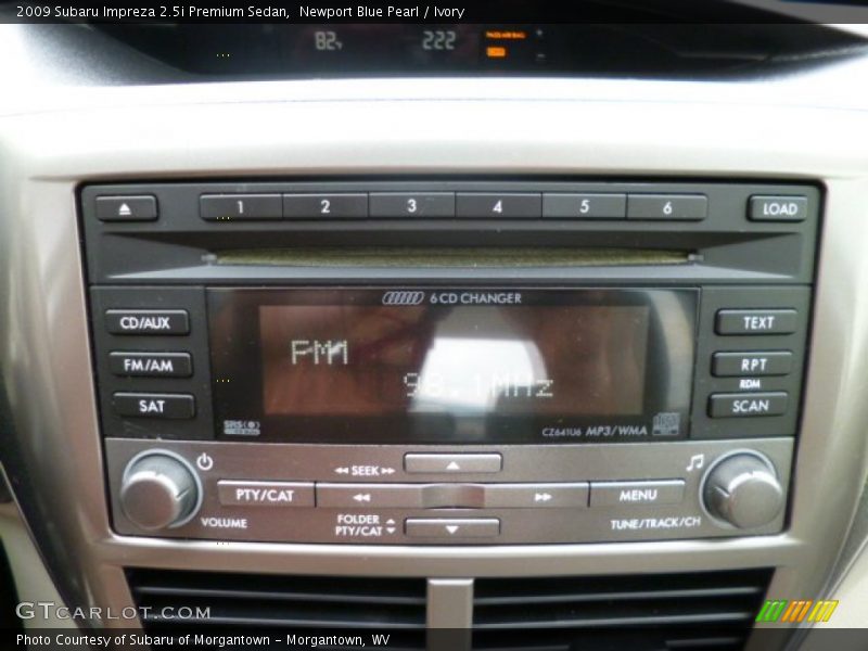 Newport Blue Pearl / Ivory 2009 Subaru Impreza 2.5i Premium Sedan