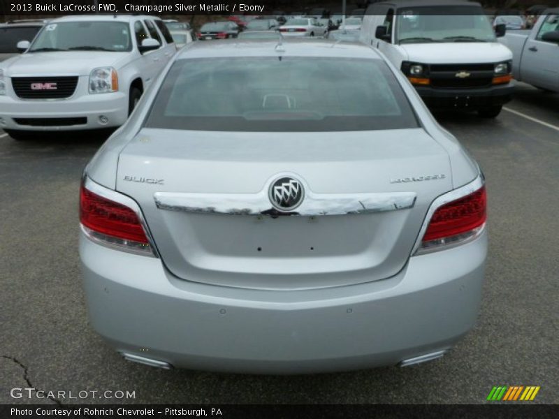 Champagne Silver Metallic / Ebony 2013 Buick LaCrosse FWD