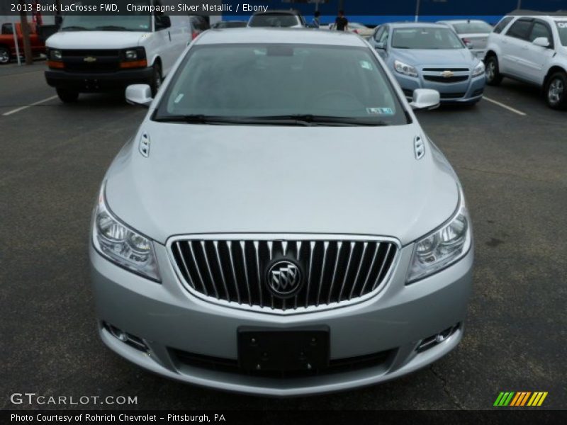 Champagne Silver Metallic / Ebony 2013 Buick LaCrosse FWD
