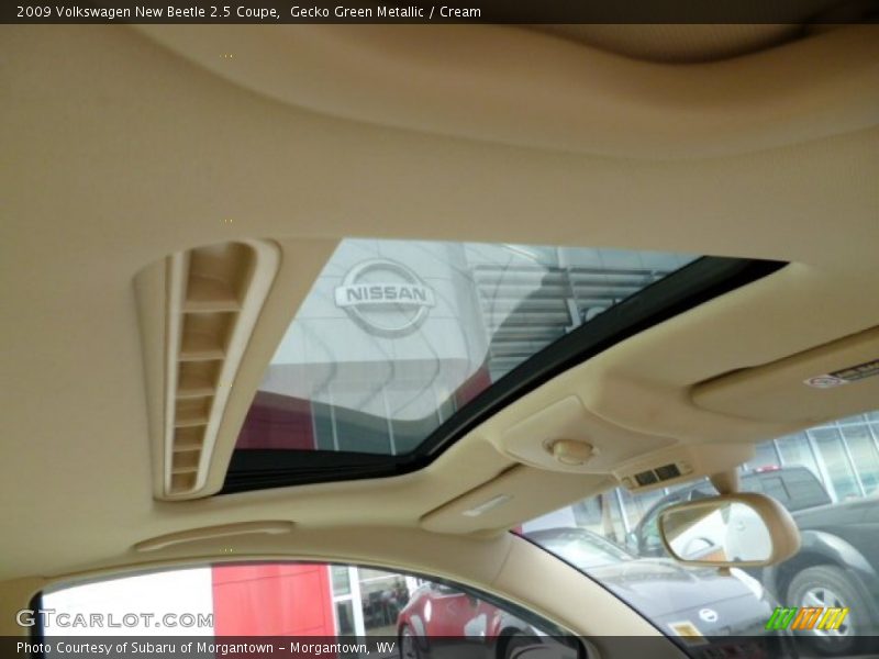 Gecko Green Metallic / Cream 2009 Volkswagen New Beetle 2.5 Coupe