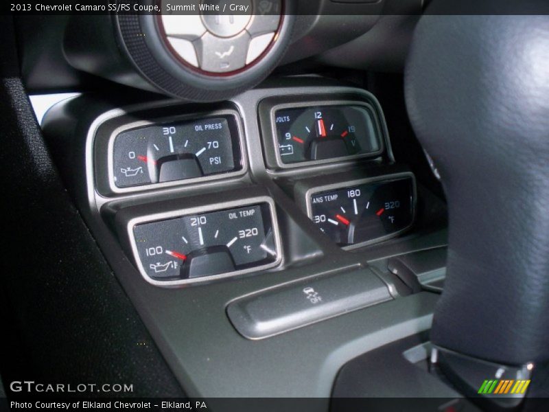 Summit White / Gray 2013 Chevrolet Camaro SS/RS Coupe