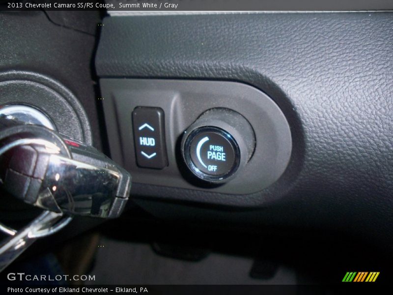 Summit White / Gray 2013 Chevrolet Camaro SS/RS Coupe