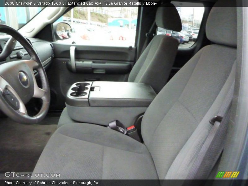 Blue Granite Metallic / Ebony 2008 Chevrolet Silverado 1500 LT Extended Cab 4x4