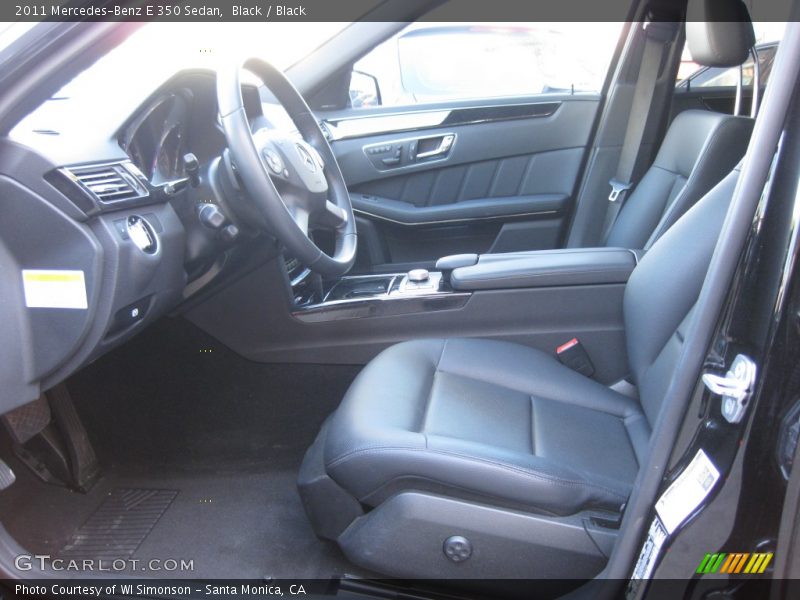 Black / Black 2011 Mercedes-Benz E 350 Sedan
