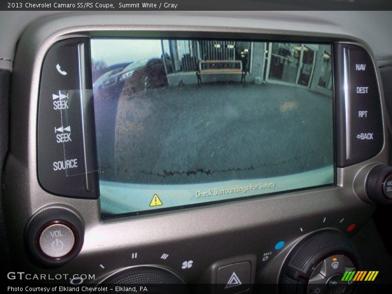 Summit White / Gray 2013 Chevrolet Camaro SS/RS Coupe