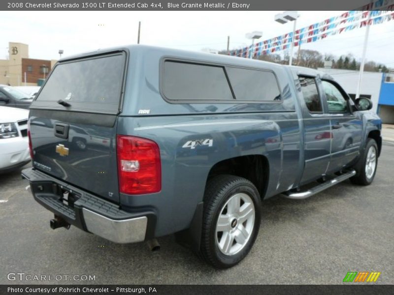 Blue Granite Metallic / Ebony 2008 Chevrolet Silverado 1500 LT Extended Cab 4x4