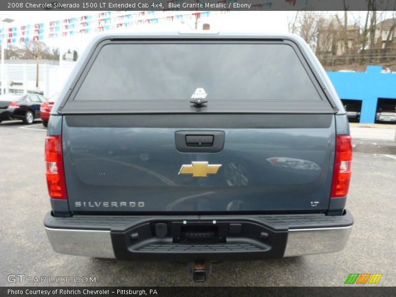 Blue Granite Metallic / Ebony 2008 Chevrolet Silverado 1500 LT Extended Cab 4x4