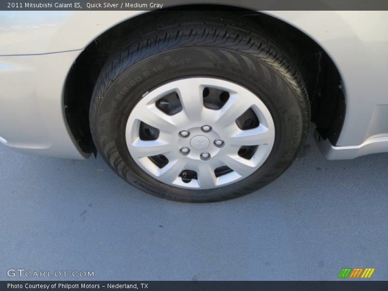 Quick Silver / Medium Gray 2011 Mitsubishi Galant ES