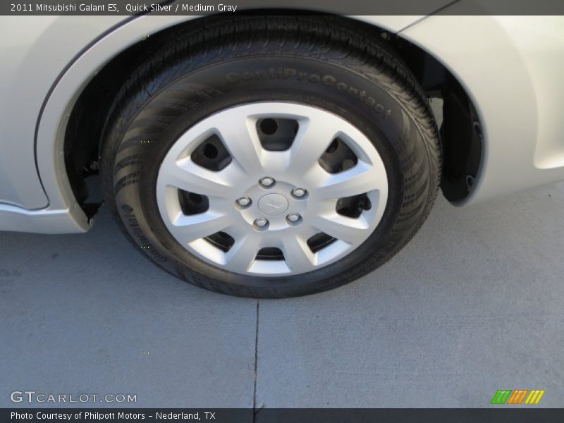 Quick Silver / Medium Gray 2011 Mitsubishi Galant ES