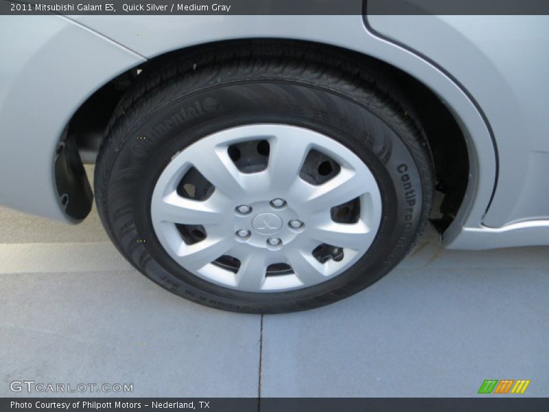 Quick Silver / Medium Gray 2011 Mitsubishi Galant ES
