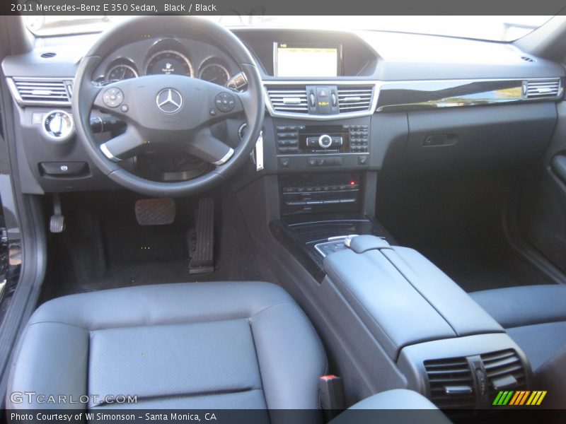 Black / Black 2011 Mercedes-Benz E 350 Sedan