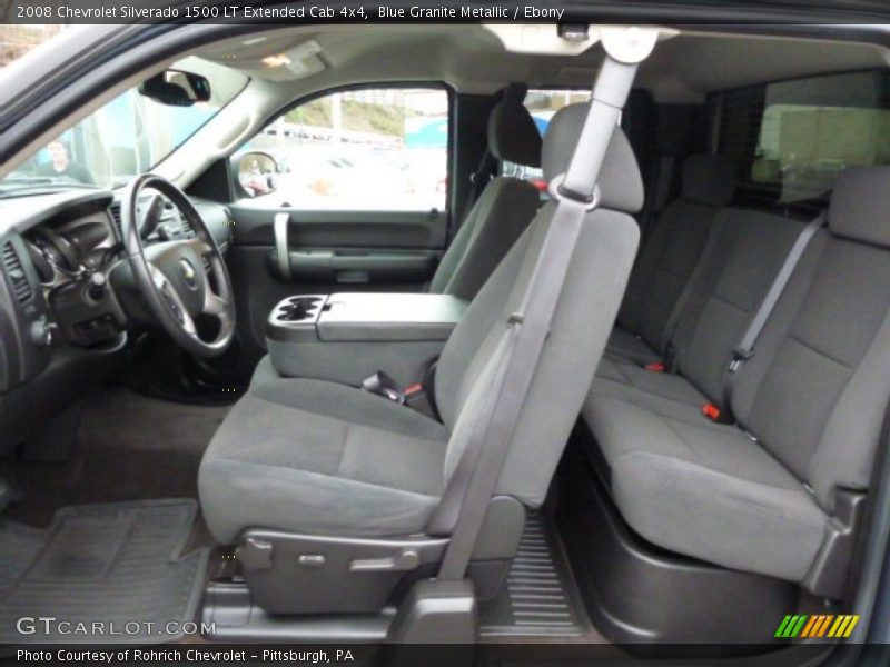 Blue Granite Metallic / Ebony 2008 Chevrolet Silverado 1500 LT Extended Cab 4x4