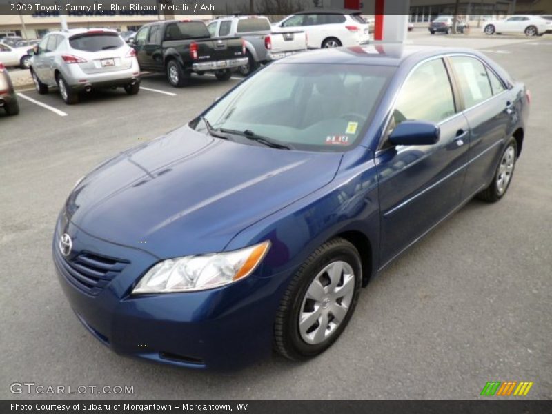 Blue Ribbon Metallic / Ash 2009 Toyota Camry LE