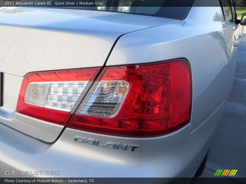Quick Silver / Medium Gray 2011 Mitsubishi Galant ES