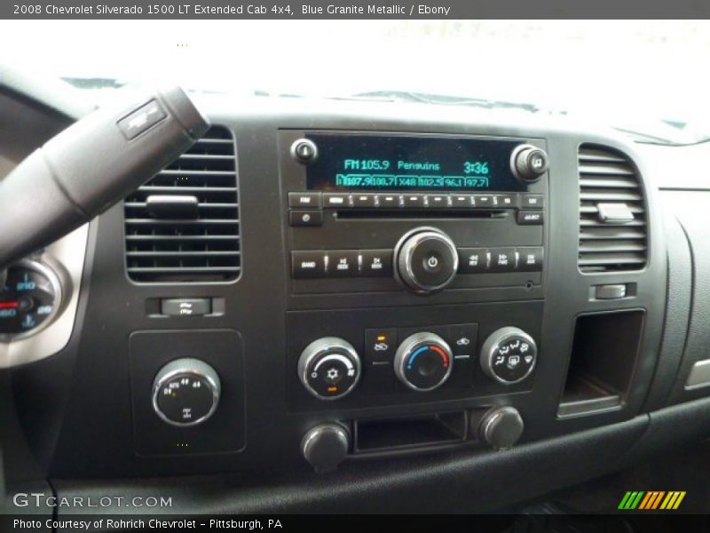 Blue Granite Metallic / Ebony 2008 Chevrolet Silverado 1500 LT Extended Cab 4x4