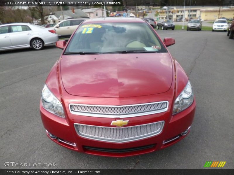 Crystal Red Tintcoat / Cocoa/Cashmere 2012 Chevrolet Malibu LTZ