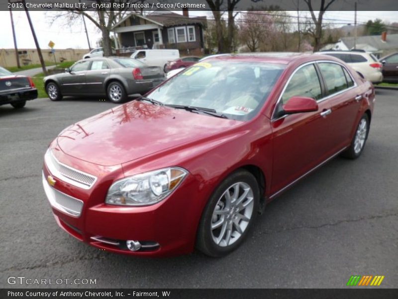 Crystal Red Tintcoat / Cocoa/Cashmere 2012 Chevrolet Malibu LTZ