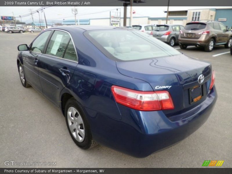 Blue Ribbon Metallic / Ash 2009 Toyota Camry LE